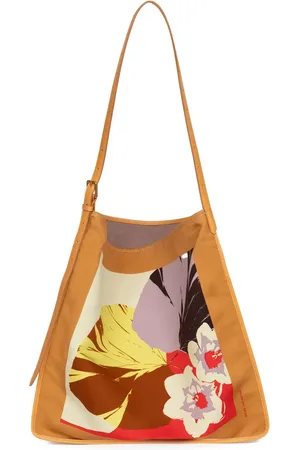 DRIES VAN NOTEN Large floral-print tote bag