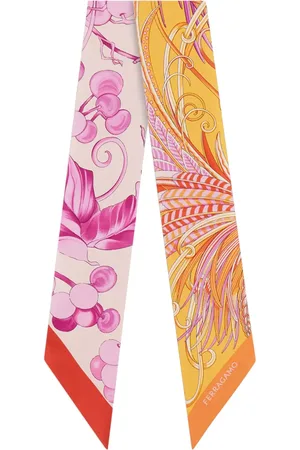 Salvatore Ferragamo Animals-print neckerchief