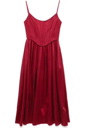 ZIMMERMANN Corset midi dress