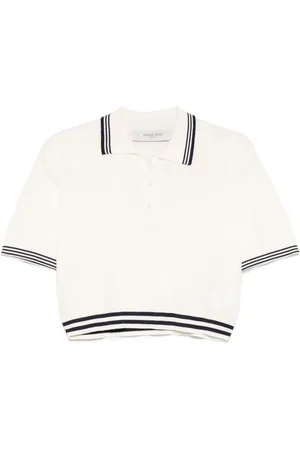 Golden Goose Rhinestone-embellished polo top