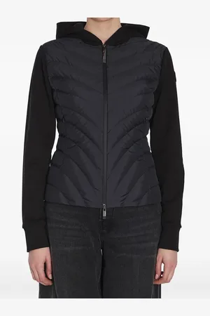 Moncler Diagonal-quilted hoodie