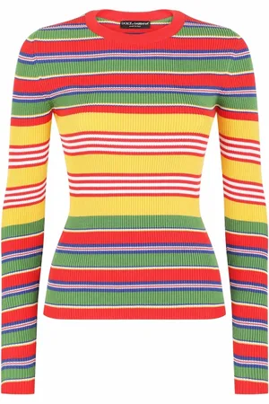 Dolce & Gabbana Striped cotton jumper