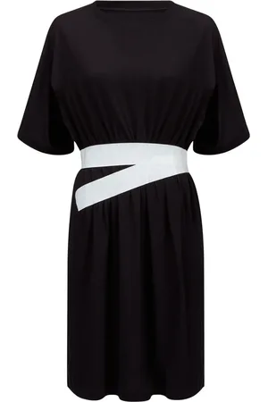 Maison Margiela Belted cotton T-shirt dress