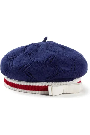 Self-Portrait Textured-knit beret