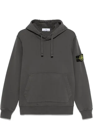 Stone Island Logo-patch drawstring hoodie