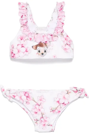 MONNALISA X Disney Bambi-print bikini