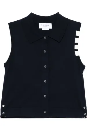 Thom Browne 4-Bar cotton vest
