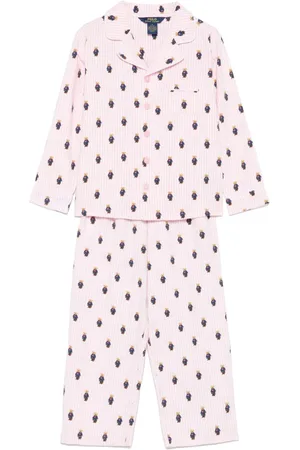 Ralph Lauren Polo Bear flannel pyjama set