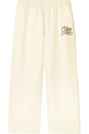 OFF-WHITE Logo-print trousers