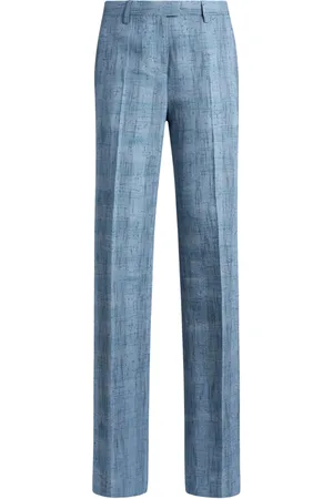 Etro Slub-textured trousers