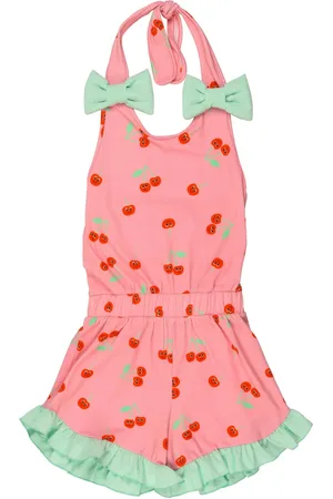 Wauw Capow by Bangbang Cherry-print playsuit