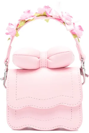 MONNALISA Rose-appliqu?? mini bag