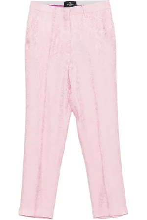 Etro Jacquard stovepipe trousers