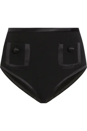 Dolce & Gabbana Satin-trimmed mini shorts