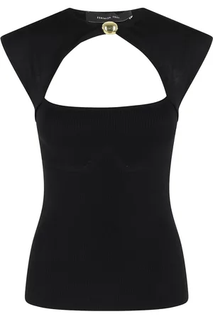 FEDERICA TOSI Fine-ribbed tank top