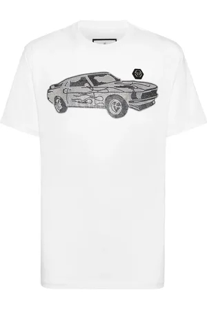 Philipp Plein SS Strass Cars Racing T-shirt