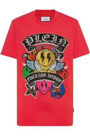 Philipp Plein Strass Smile T-shirt