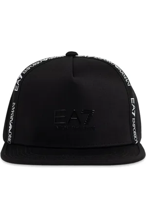 EA7 Logo Series cotton baseball cap