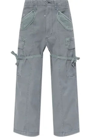 R13 Cropped cargo trousers