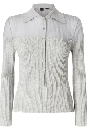 Pinko Ribbed polo top