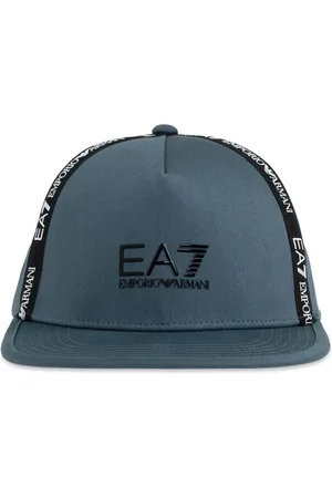 EA7 Logo Series cotton baseball cap