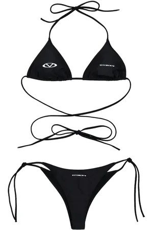 Vetements Logo-print bikini set