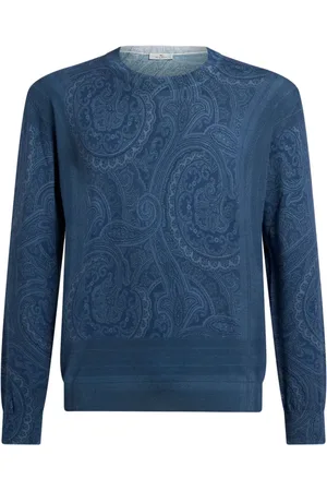 Etro Paisley silk-cashmere sweater