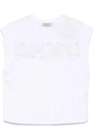 Twin-Set Lace-detail T-shirt