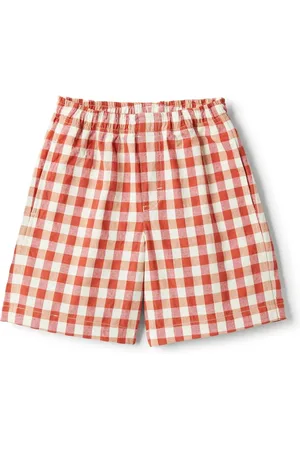 Il gufo Checked shorts