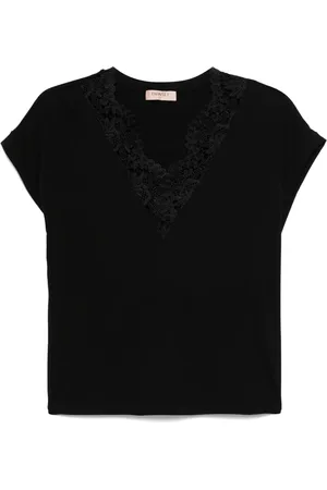 Twin-Set Lace-detail T-shirt