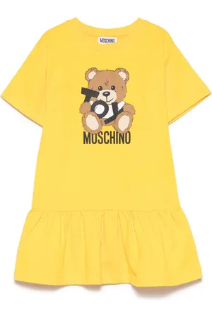 Moschino Leo Teddy-print dress