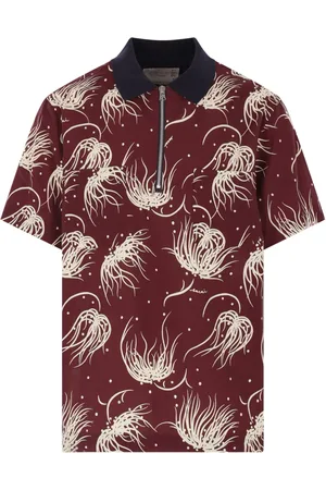 SACAI Graphic-print polo shirt