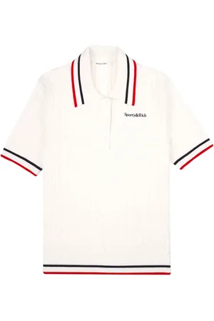Sporty & Rich Embroidered-logo polo shirt