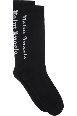 Palm Angels Intarsia logo socks