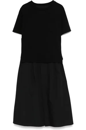 SACAI Layered-effect midi dress