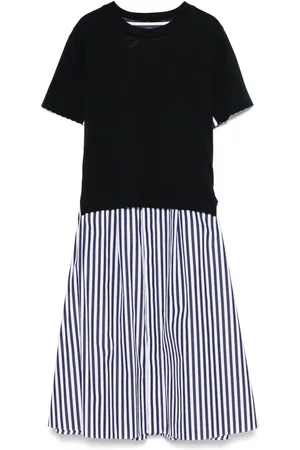 SACAI Layered-effect midi dress