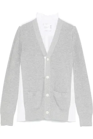 SACAI Pleat-detailed cardigan