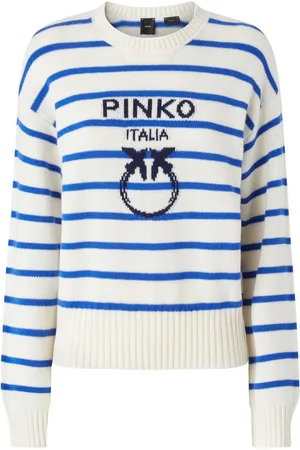 Pinko Love Birds-intarsia sweater