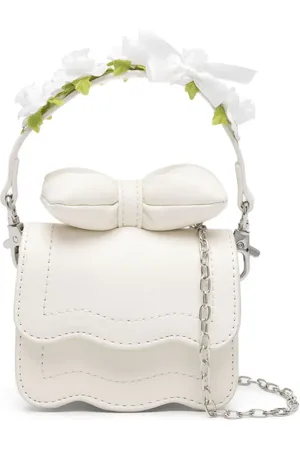 MONNALISA Rose-appliqu?? mini bag