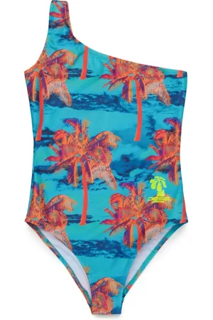 Diesel Palm tree-print swimsuit