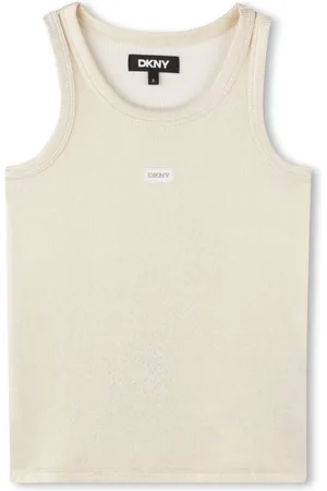 DKNY Logo-patch tank top