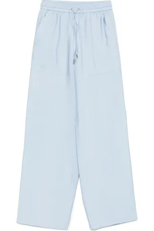 HUGO BOSS Wide-leg twill trousers