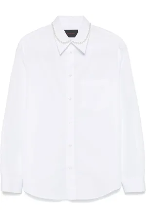 Simone Rocha Faux-pearl-embellishment shirt
