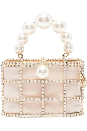 ROSANTICA Holli faux pearl-embellished mini bag