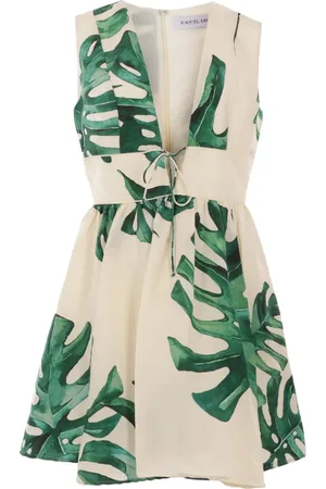 RAQUEL DINIZ Floral-print mini dress