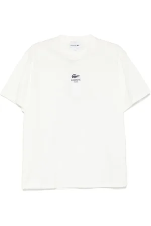 Lacoste Signature-print T-shirt