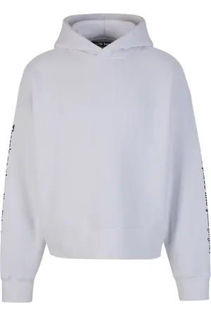 Palm Angels Slogan-print cotton hoodie