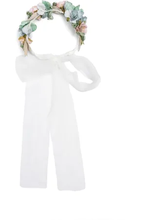 Amaya Floral-appliqu?? ceremony crown