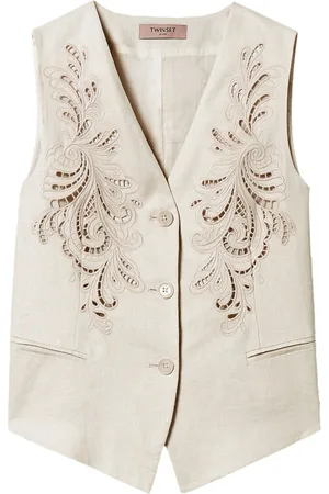 Twin-Set Embroidered waistcoat