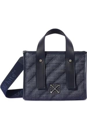 OFF-WHITE Quilted denim tote bag